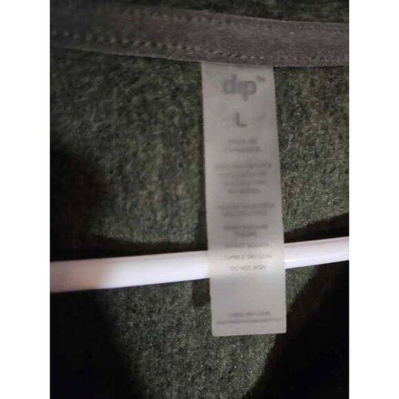 DIP 1/4 Pullover Dark Green Size L (3529) - Picture 3 of 3